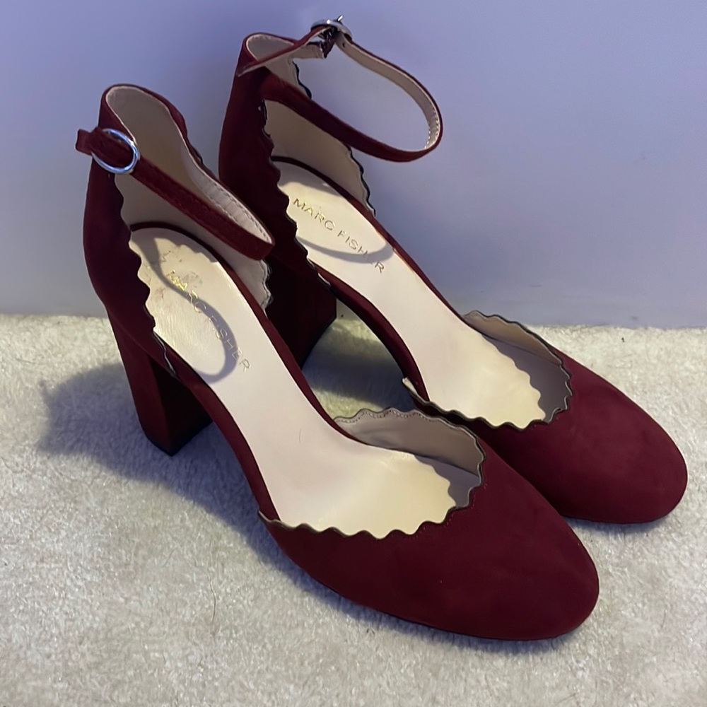 Marc Fisher Maroon Heels